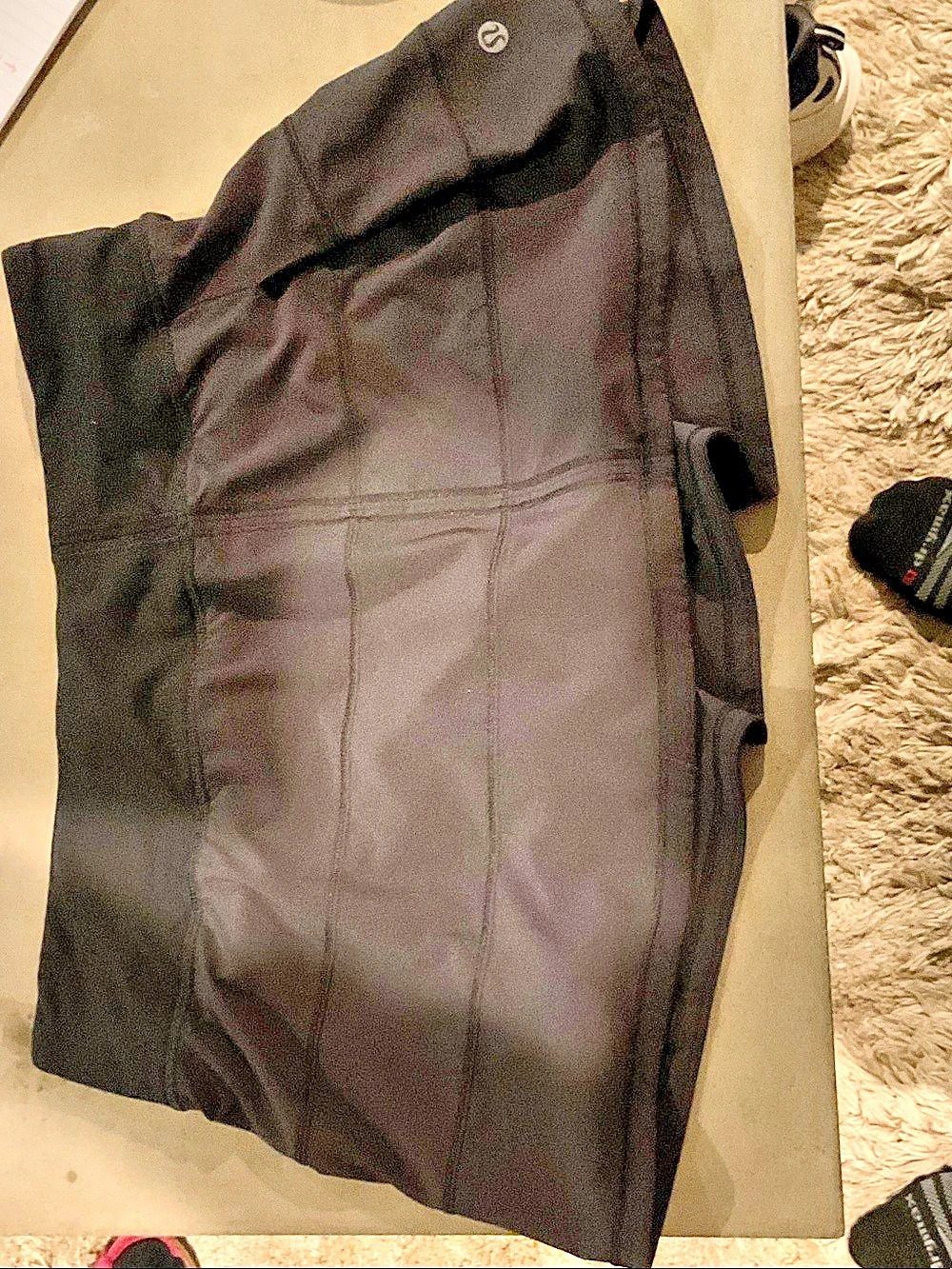 Lululemon Pace Rival Skirt Black Athletic Shorts